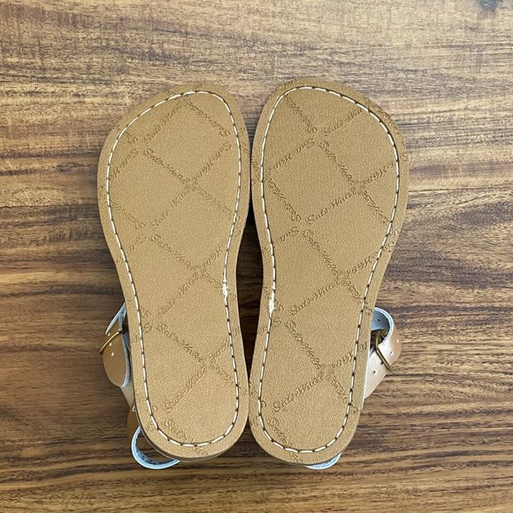 NWOB Girls Salt Water Rose Gold Sandals - Picture 8 of 9